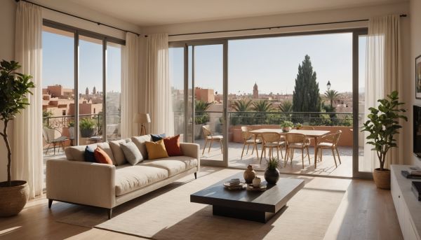 Acheter un appartement à Guéliz : l'accès à tous les commerces et le jardin Majorelle